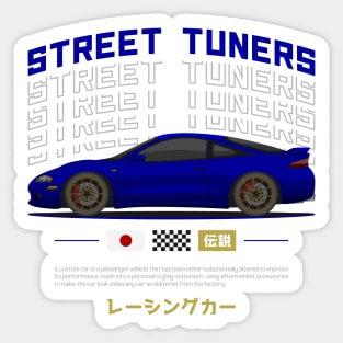 Tuner Blue Eclipse 2GA JDM Sticker